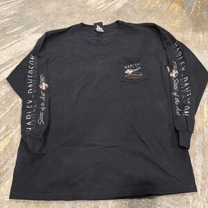 VTG  Harley Davidson Biker Wisconsin  T-Shirt Made in USA Large House Of Harley